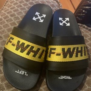 Off white slides